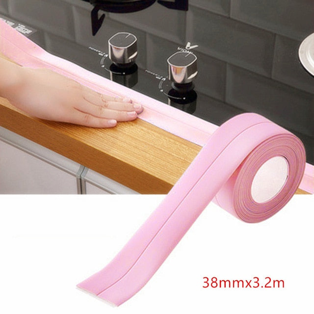 3.2mx3.8cm Bathroom Shower Sink Bath Sealing Strip Tape - COOLCrown Store