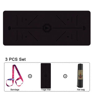 Non-slip Yoga Pilates Gym Exercise Fitness Mat - COOLCrown Store