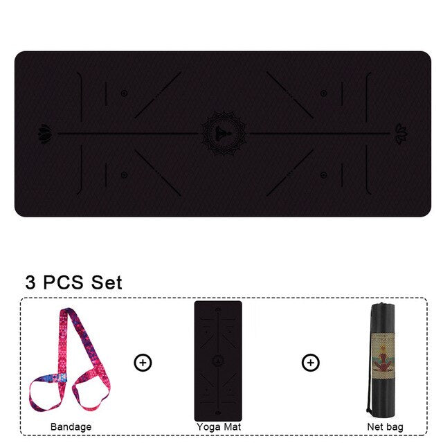 Non-slip Yoga Pilates Gym Exercise Fitness Mat - COOLCrown Store