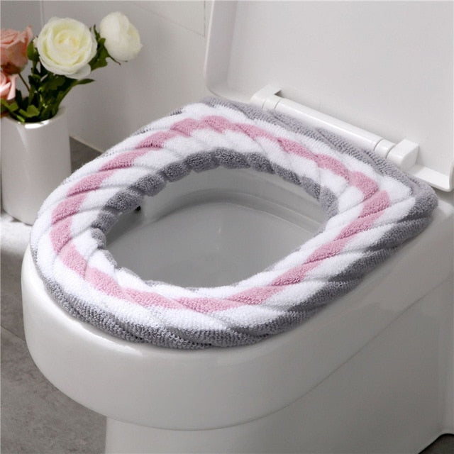 Warm Soft Washable Toilet Seat Cover - COOLCrown Store