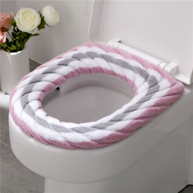 Warm Soft Washable Toilet Seat Cover - COOLCrown Store