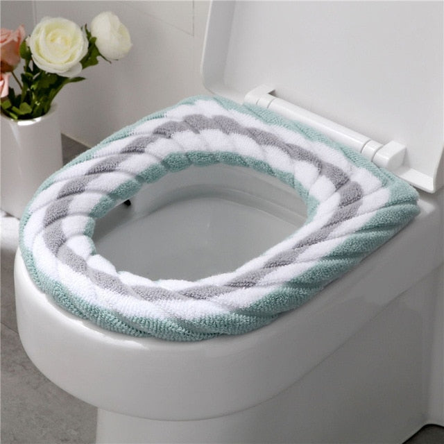 Warm Soft Washable Toilet Seat Cover - COOLCrown Store