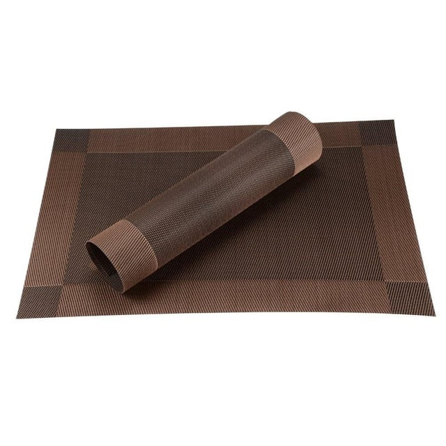 PVC Washable Placemats for Dining Table - COOLCrown Store