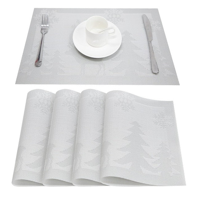 PVC Washable Placemats for Dining Table - COOLCrown Store