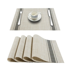 PVC Washable Placemats for Dining Table - COOLCrown Store