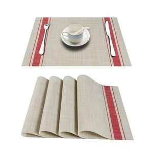 PVC Washable Placemats for Dining Table - COOLCrown Store