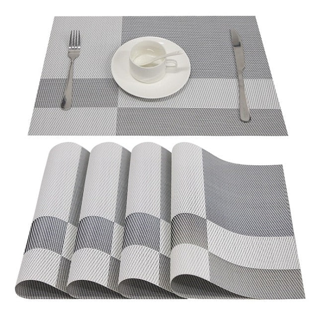 PVC Washable Placemats for Dining Table - COOLCrown Store