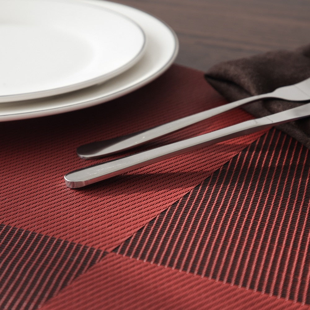 PVC Washable Placemats for Dining Table - COOLCrown Store