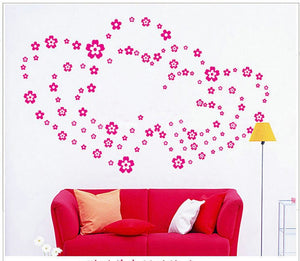 Flowers DIY Removable Wall Sticker Decal Home Decor - COOLCrown Store