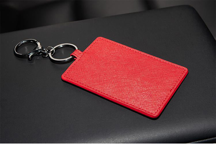 Leather Key Card Holder for Tesla - COOLCrown Store