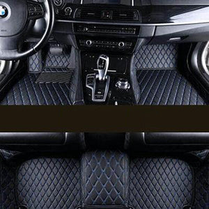 Premium Custom Luxury Car Leather Floor Mat - Full Set - All car Models - COOLCrown Store