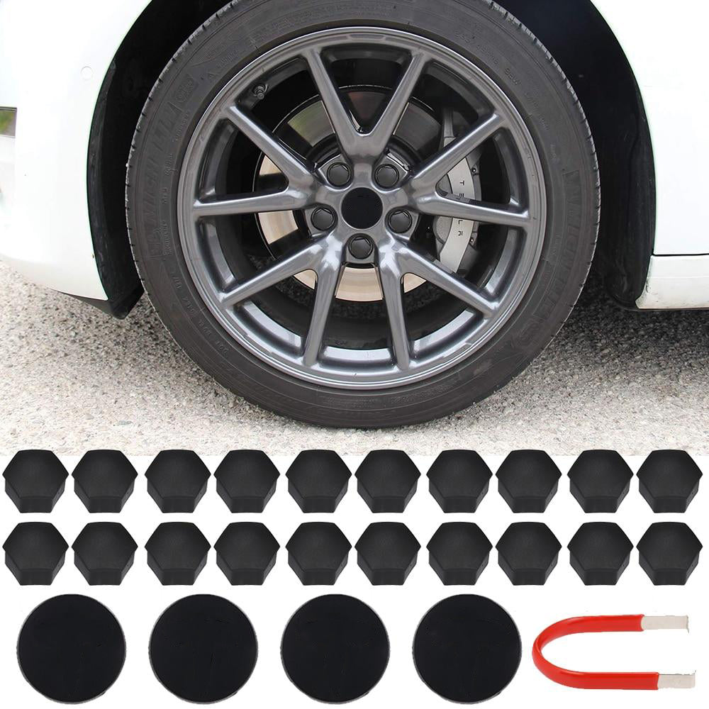 29pcs Wheel Tires Center Caps Hub Cover Screw Cap For Tesla Model 3 S X - COOLCrown Store