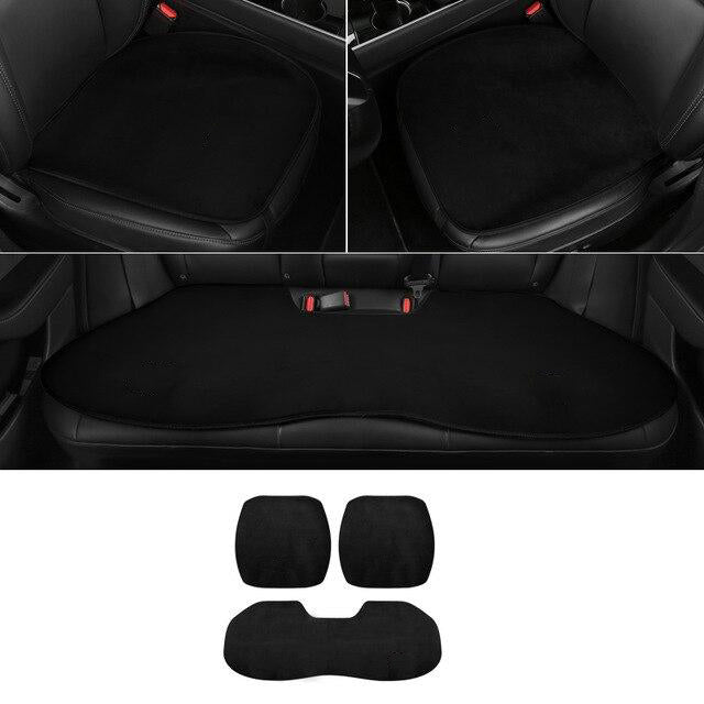 Flannel Car Seat Cover Set for Tesla Model 3 S X - COOLCrown Store