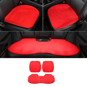 Flannel Car Seat Cover Set for Tesla Model 3 S X - COOLCrown Store