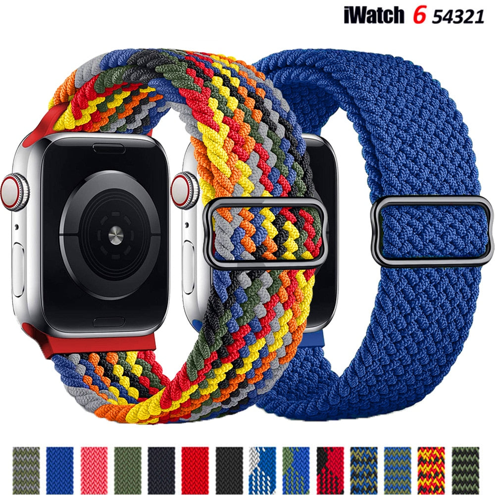 Braided Solo Loop Band For Apple watch - COOLCrown Store