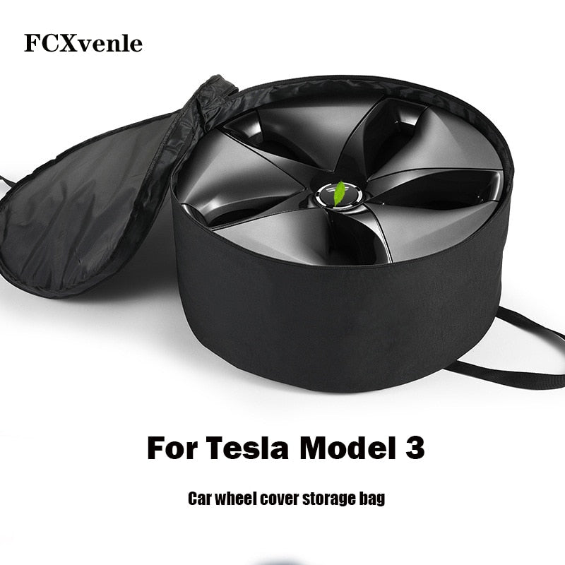 Wheel Hub Cover Storage Bag for Tesla Model 3 - COOLCrown Store