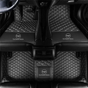 Premium Custom Luxury Car Leather Floor Mat - Full Set - All car Models - COOLCrown Store