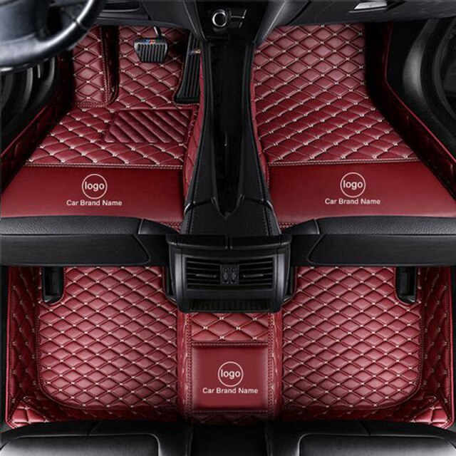 Premium Custom Luxury Car Leather Floor Mat - Full Set - All car Models - COOLCrown Store