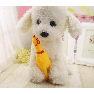 Screaming Chicken Pets Dog Toys Squeeze Squeaky Sound - COOLCrown Store