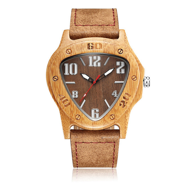 Unique Wooden Quartz Wrist Watch For Men - COOLCrown Store