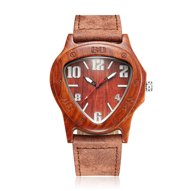 Unique Wooden Quartz Wrist Watch For Men - COOLCrown Store