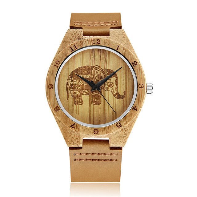 Unique Wooden Quartz Wrist Watch For Men - COOLCrown Store