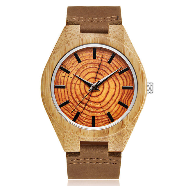 Unique Wooden Quartz Wrist Watch For Men - COOLCrown Store