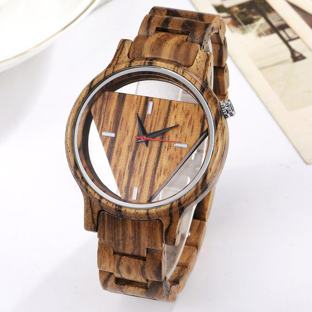 Unique Wooden Quartz Wrist Watch For Men - COOLCrown Store