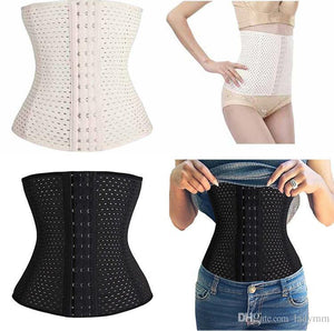 Women Waist Trainer Body Shapers Slimming Belt Modeling Strap Steel Boned Postpartum Band - COOLCrown Store