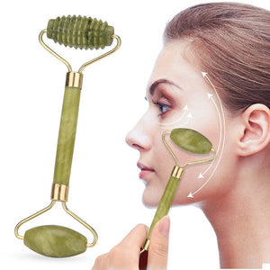 Facial Massage Roller Jade Stone Face Lift - COOLCrown Store